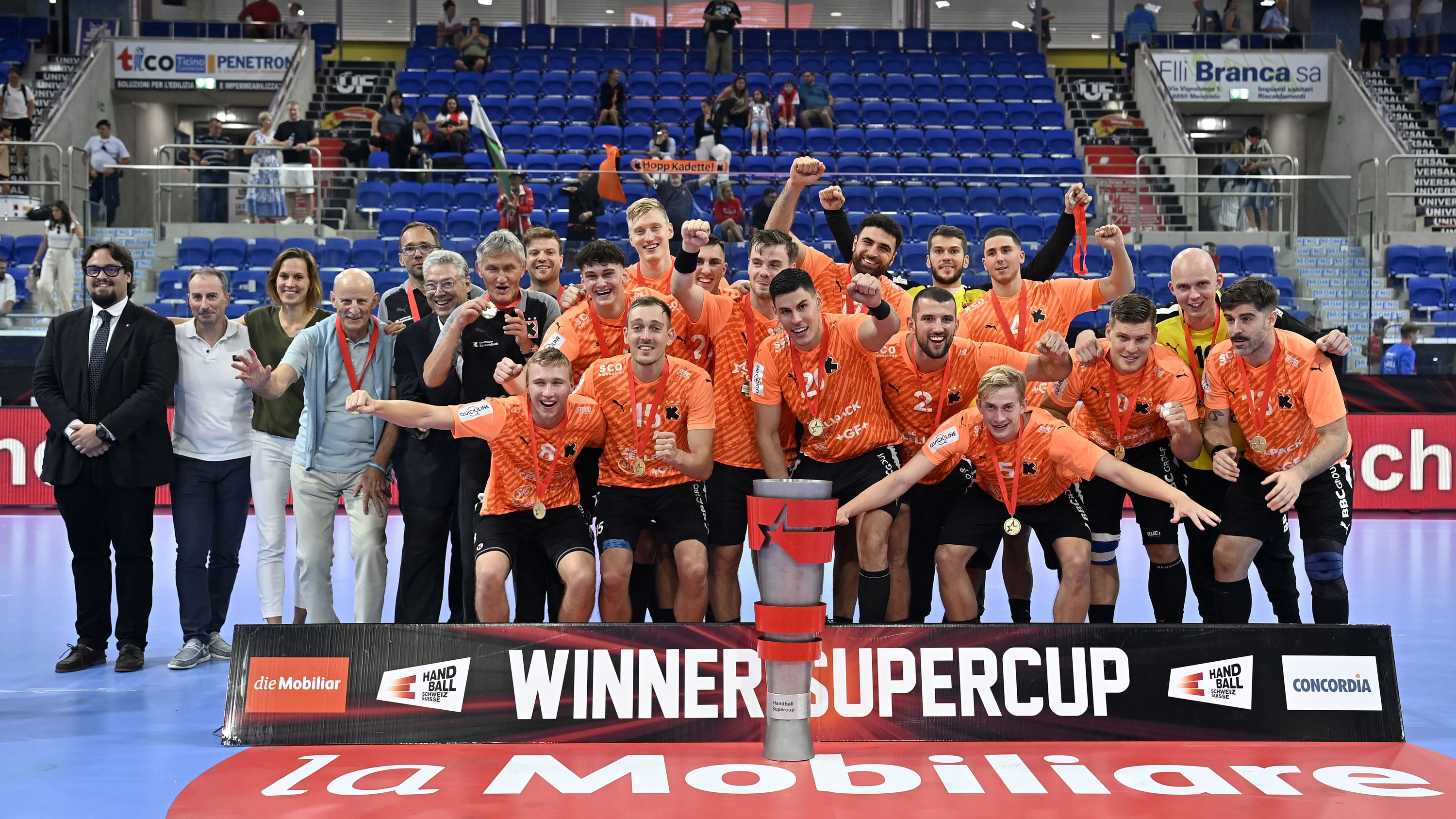 Supercup in Ambrì: Kadetten narrowly triumph – Brühl clear