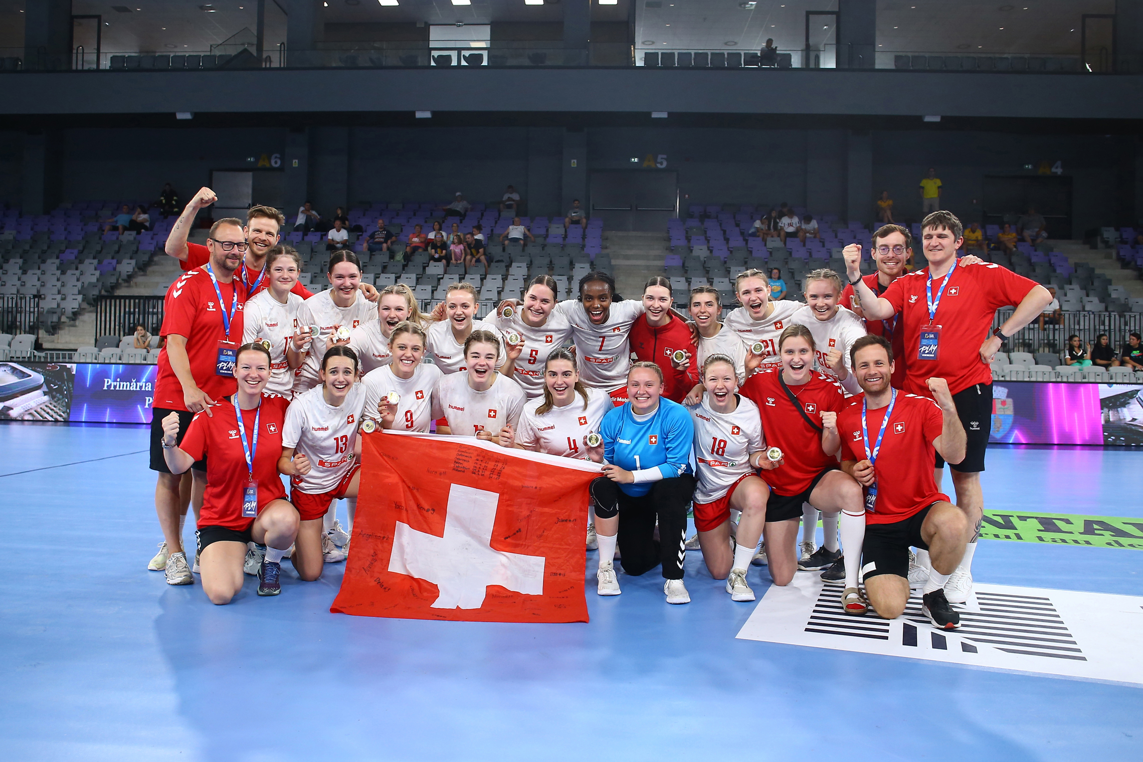 Abschluss-Sieg der Schweizerinnen gegen Montenegro an der U19 EM in Rumänien