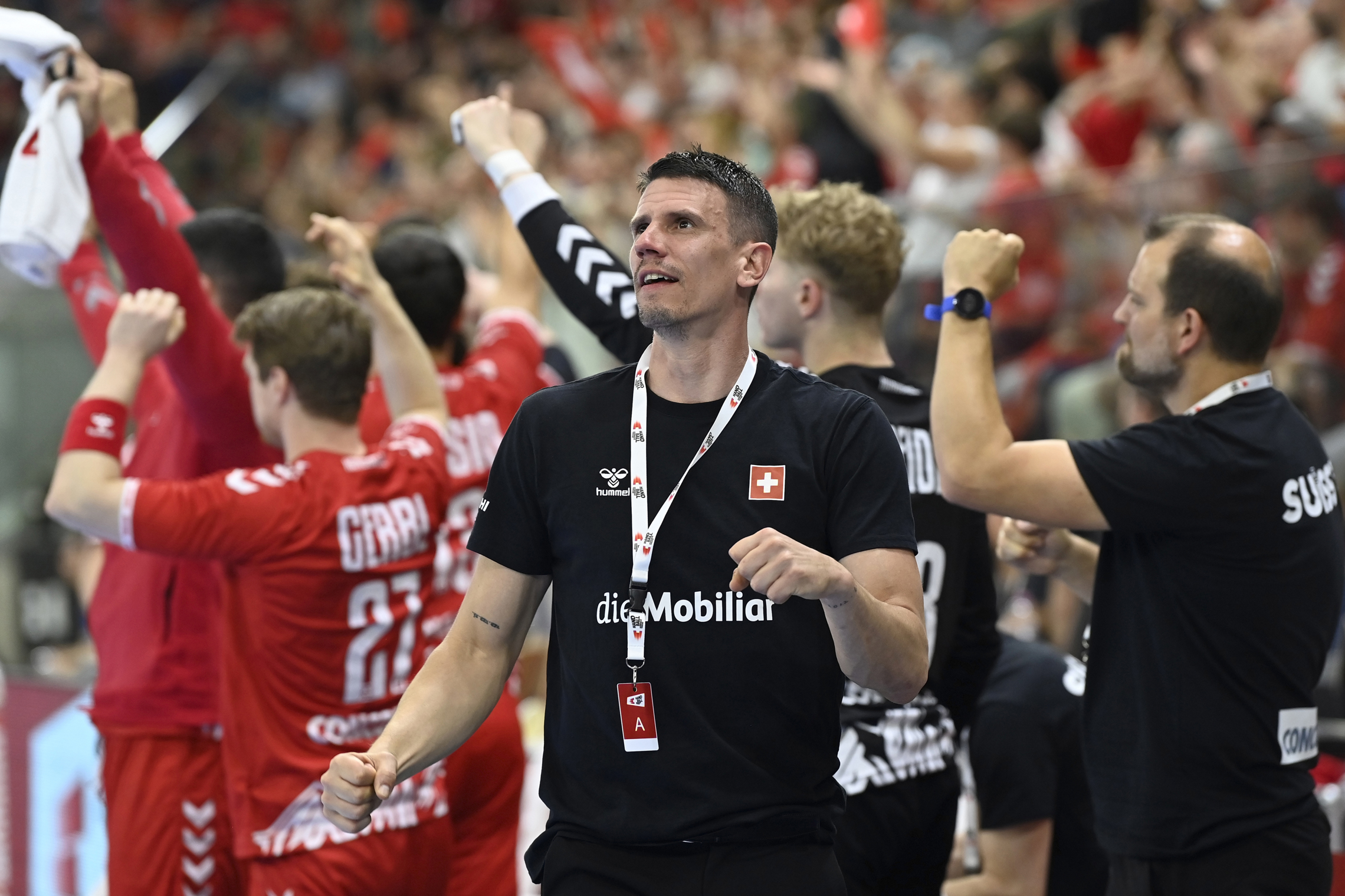 Andy Schmid Nationaltrainer vor Schweiz-Österreich