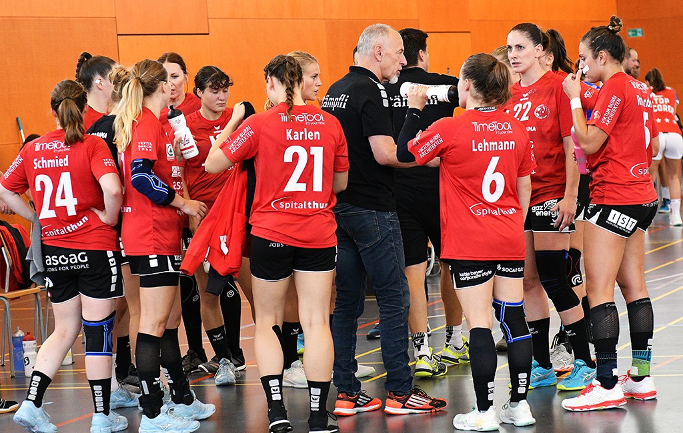 Der DHB Rotweiss Thun in der Saison 2019/20. (Rene Jäger)