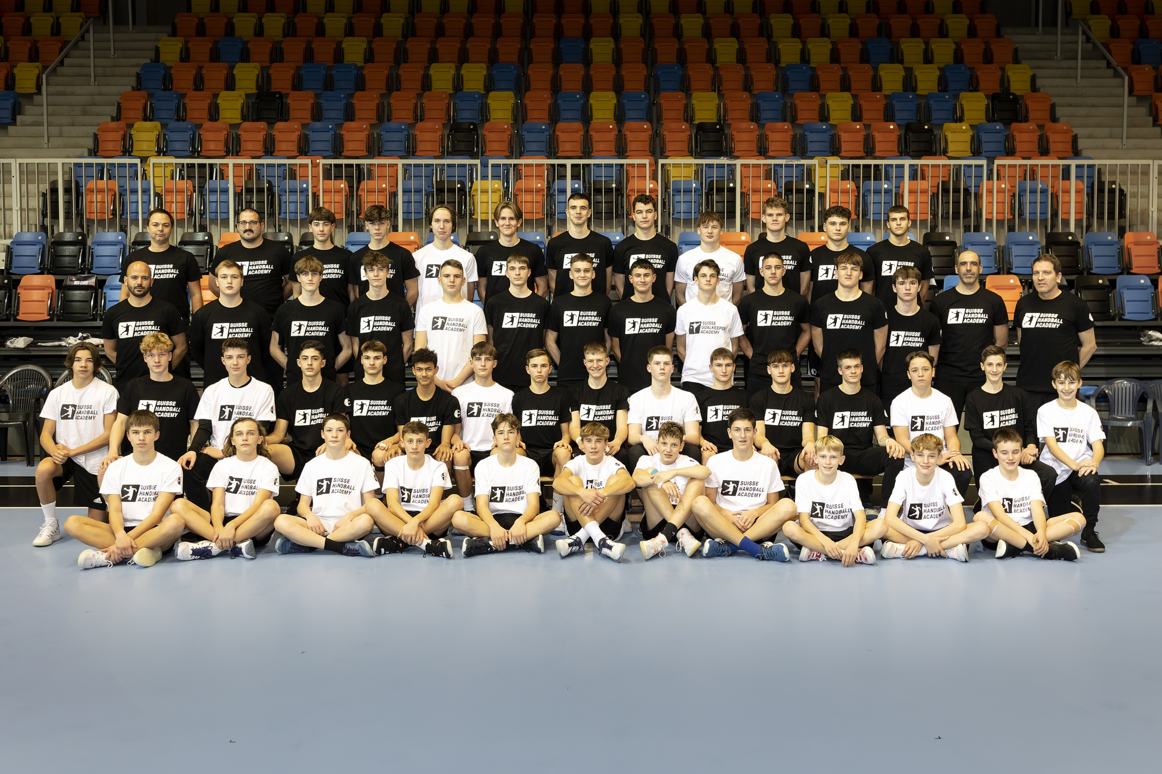 Teamfoto der Suisse Handball Academy im Dezember 2022