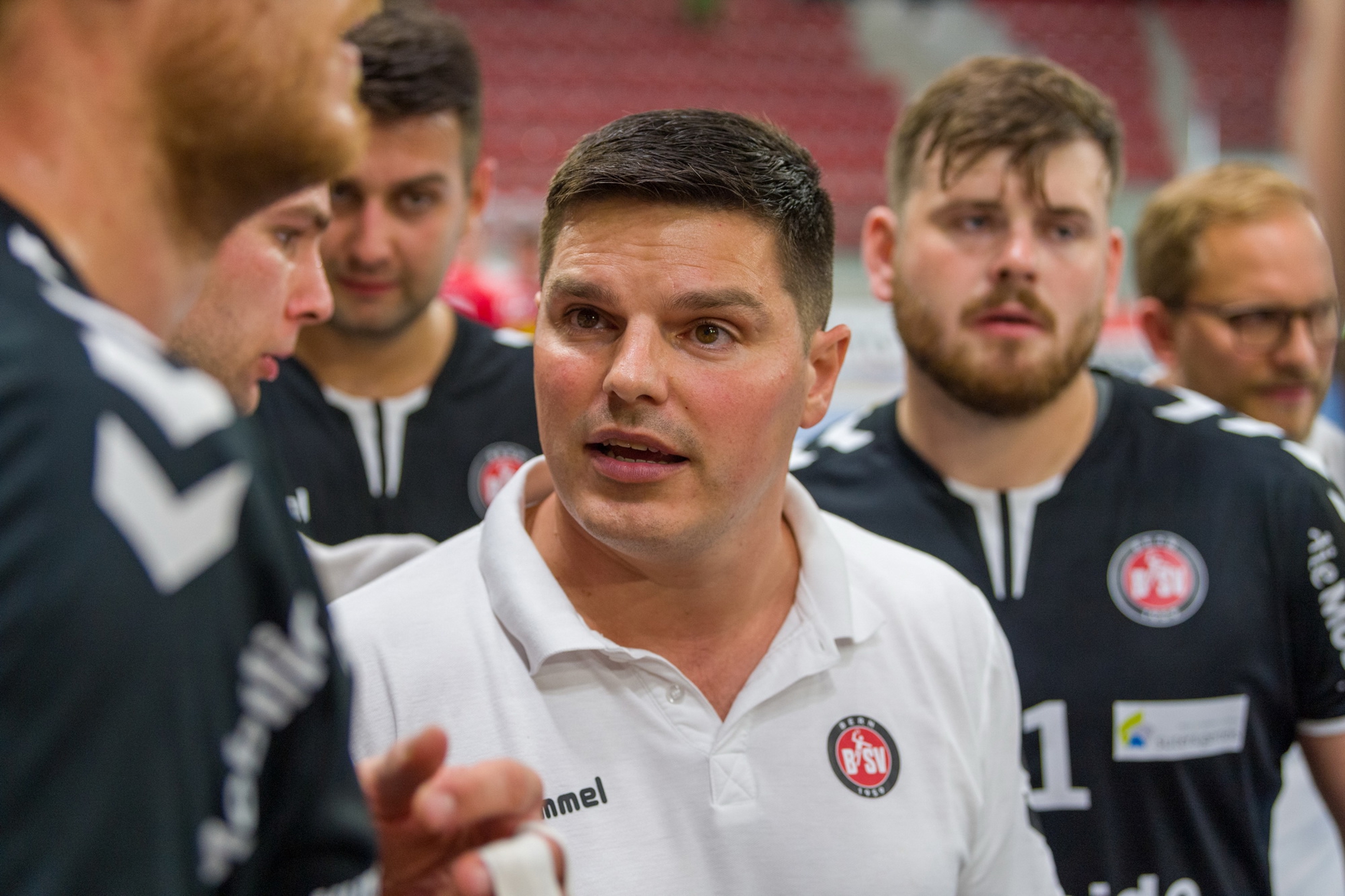 Trainer Aleksandar Stevic musste mit seinen Bernern eine Niederlage einstecken (Archivbild Martin Deuring)