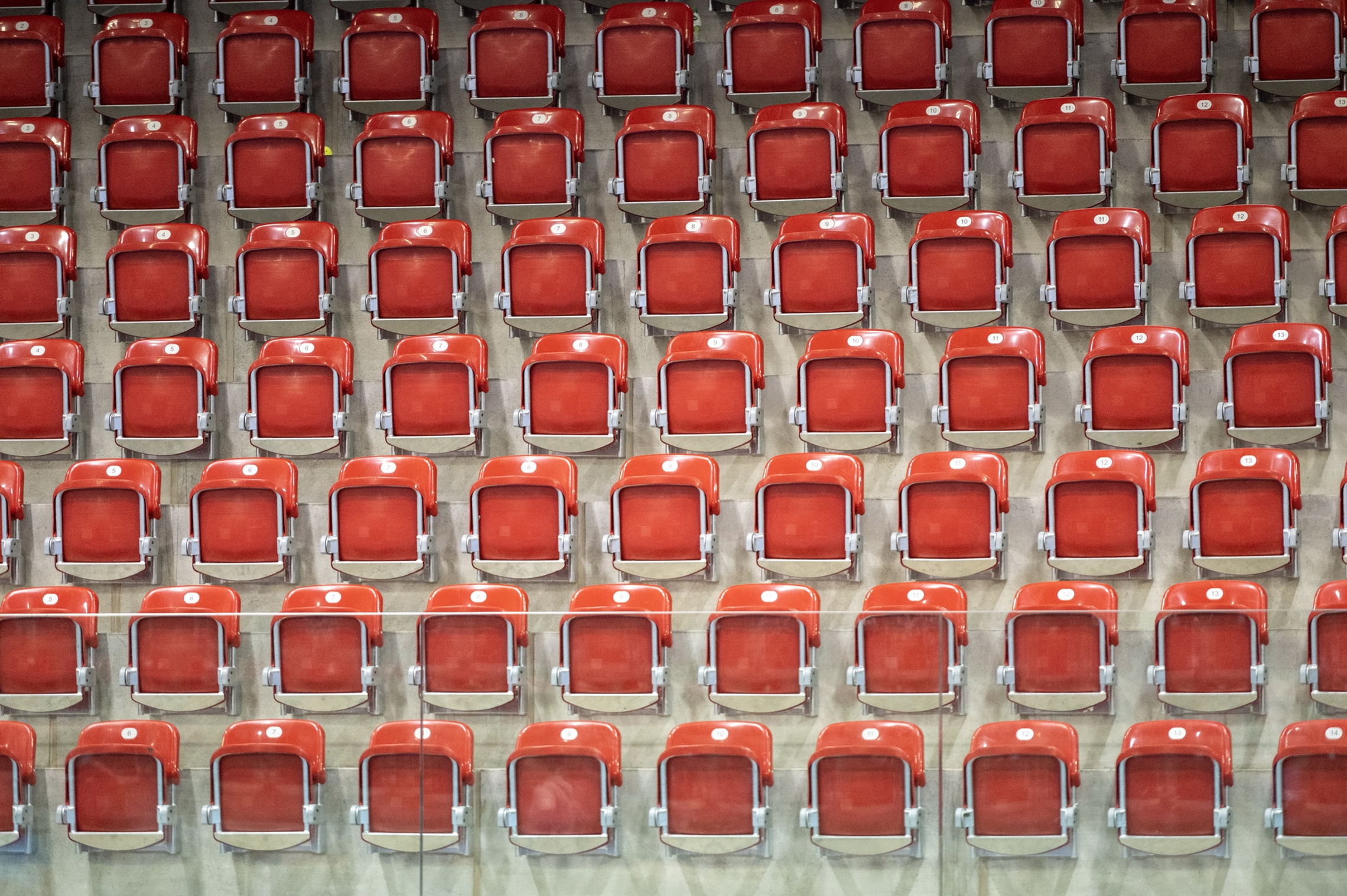 Symbolbild Tribüne AXA Arena. (Marco Ellenberger)