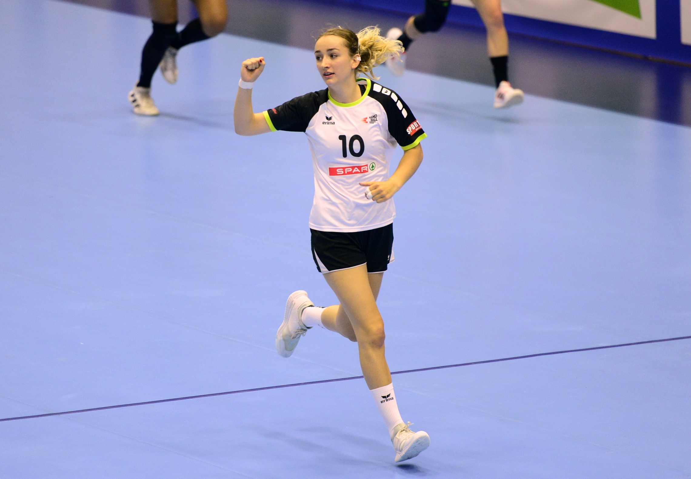 Malin Altherr Jubel An Der U19 EHF EURO