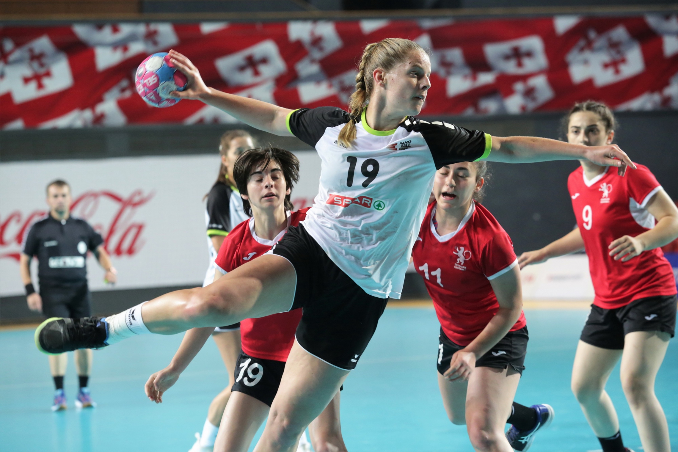 Deborah Annen Im Spiel Gegen Georgien (EHF)