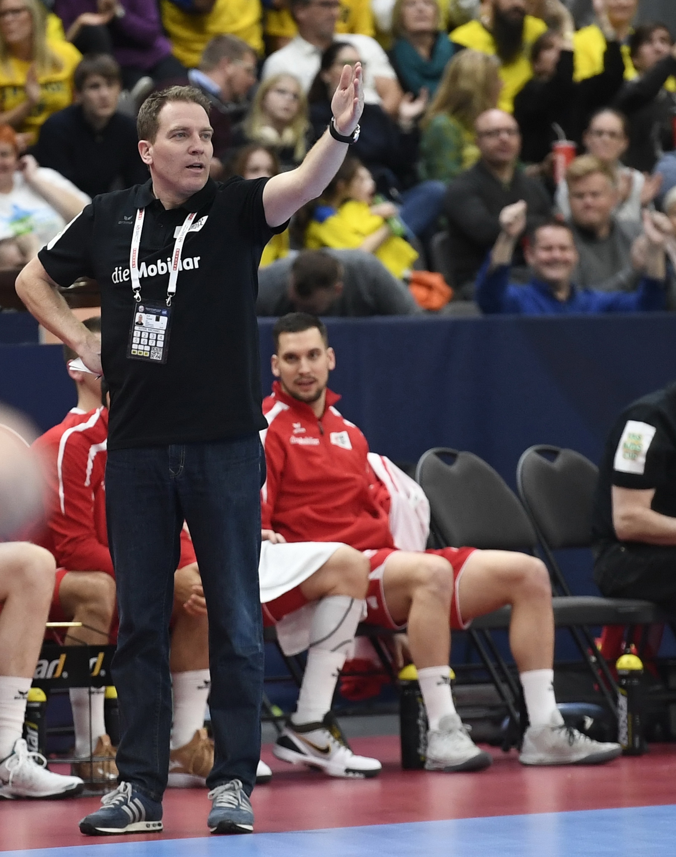 Nationaltrainer Michael Suter an der EHF EURO 2020 in Göteborg. (Alexander Wagner)