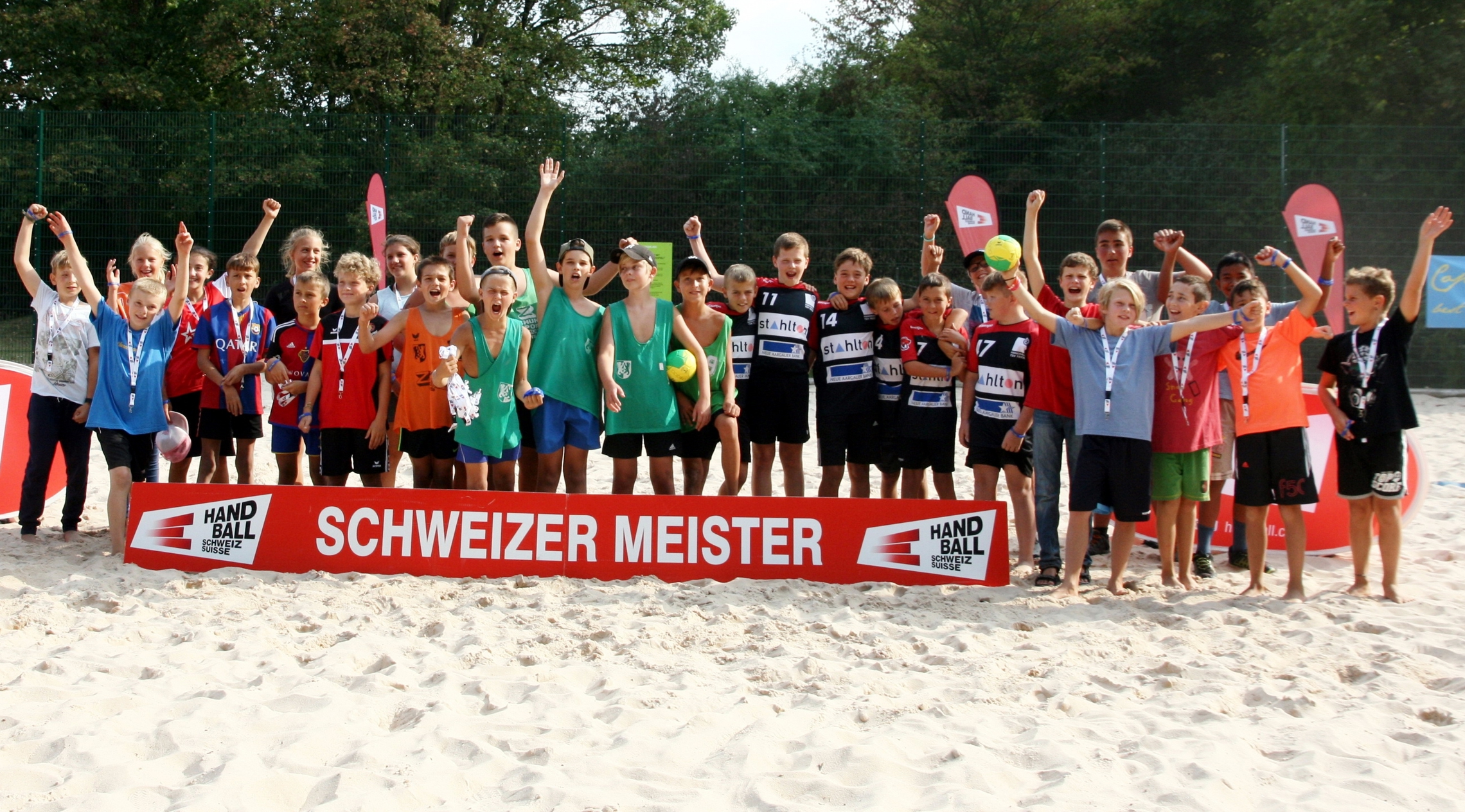 Schweizermeisterschaft Mini-Beachhandball in Basel (18.08.2018)