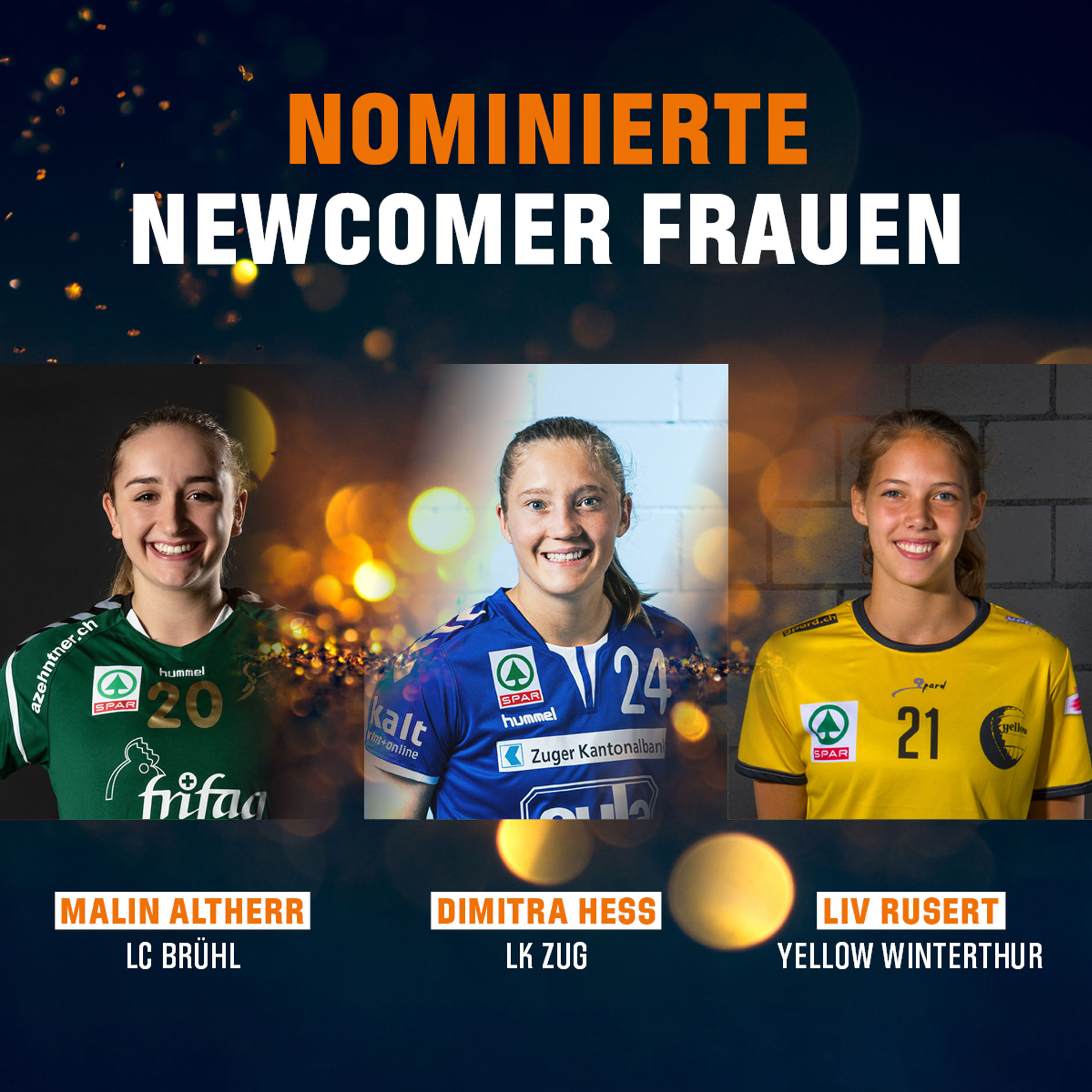 SHA Nominierte Newcomer Frauen