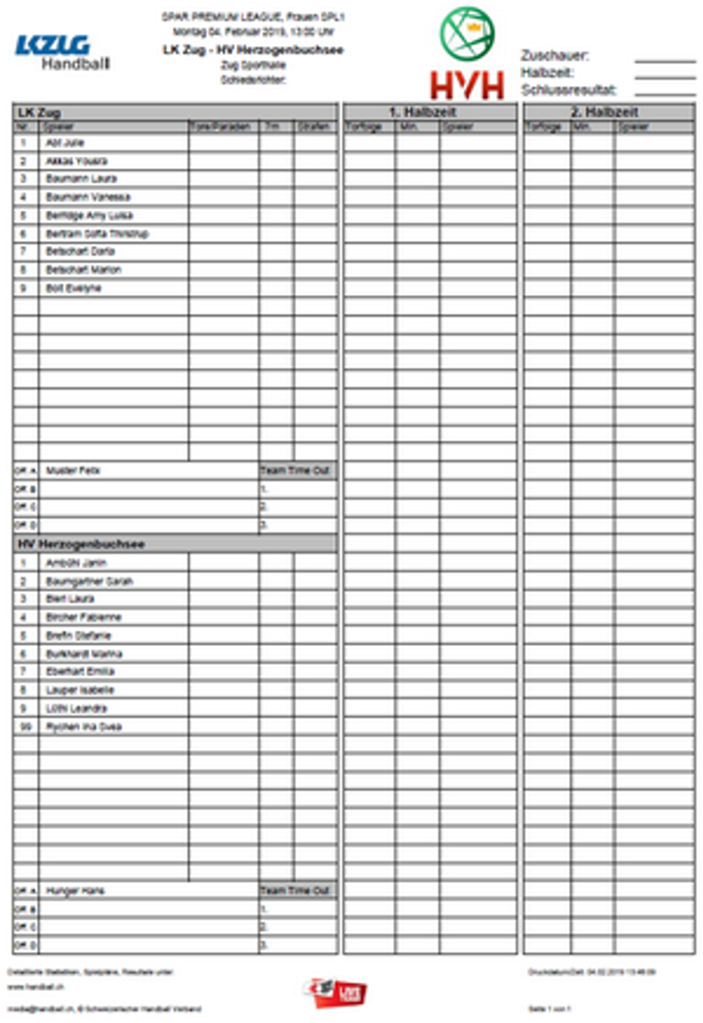 LT 9 1 Matchbericht DE