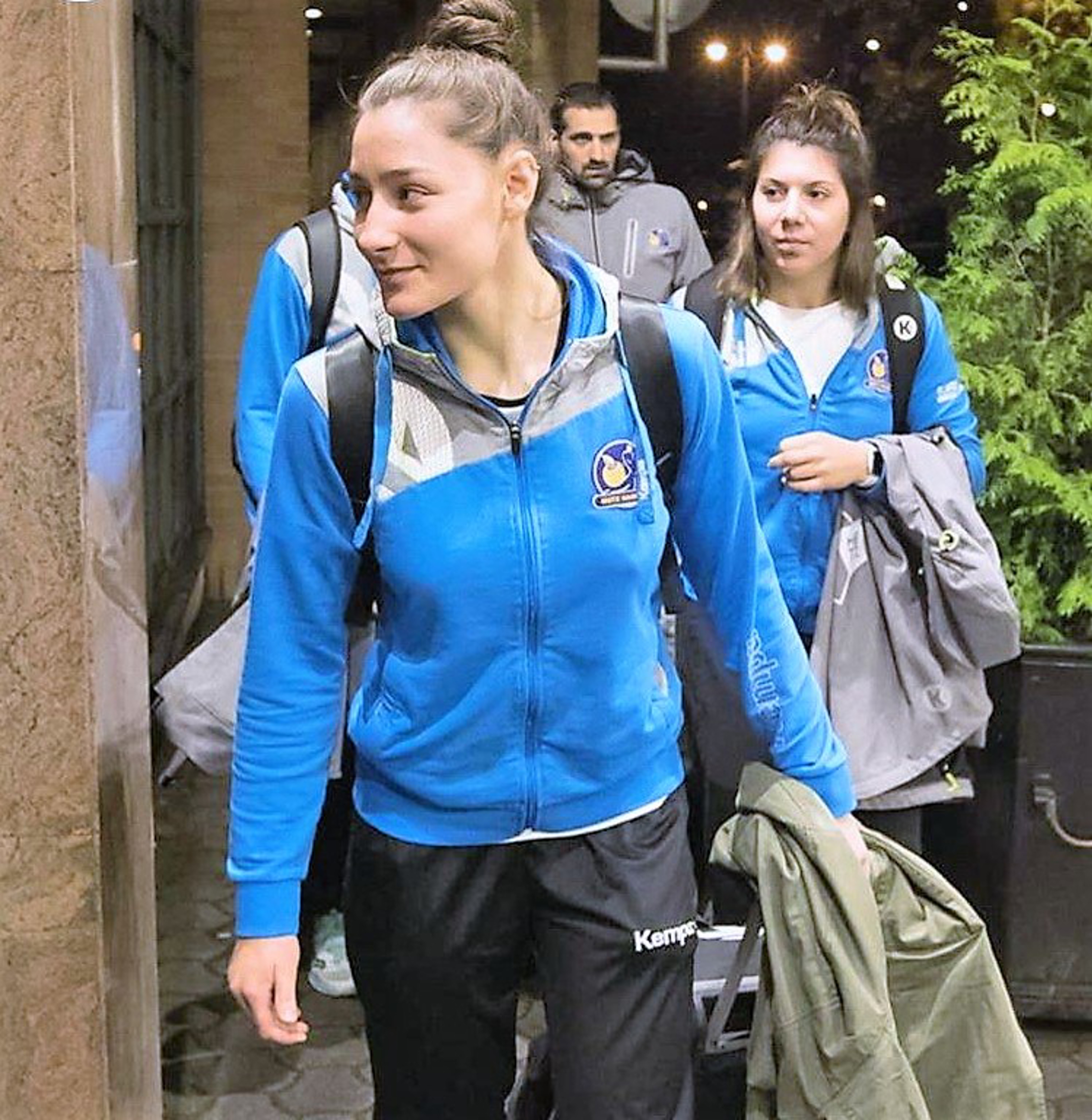 Daphne Gautschi mit Metz am FINAL4 in Budapest. (Metz Handball)