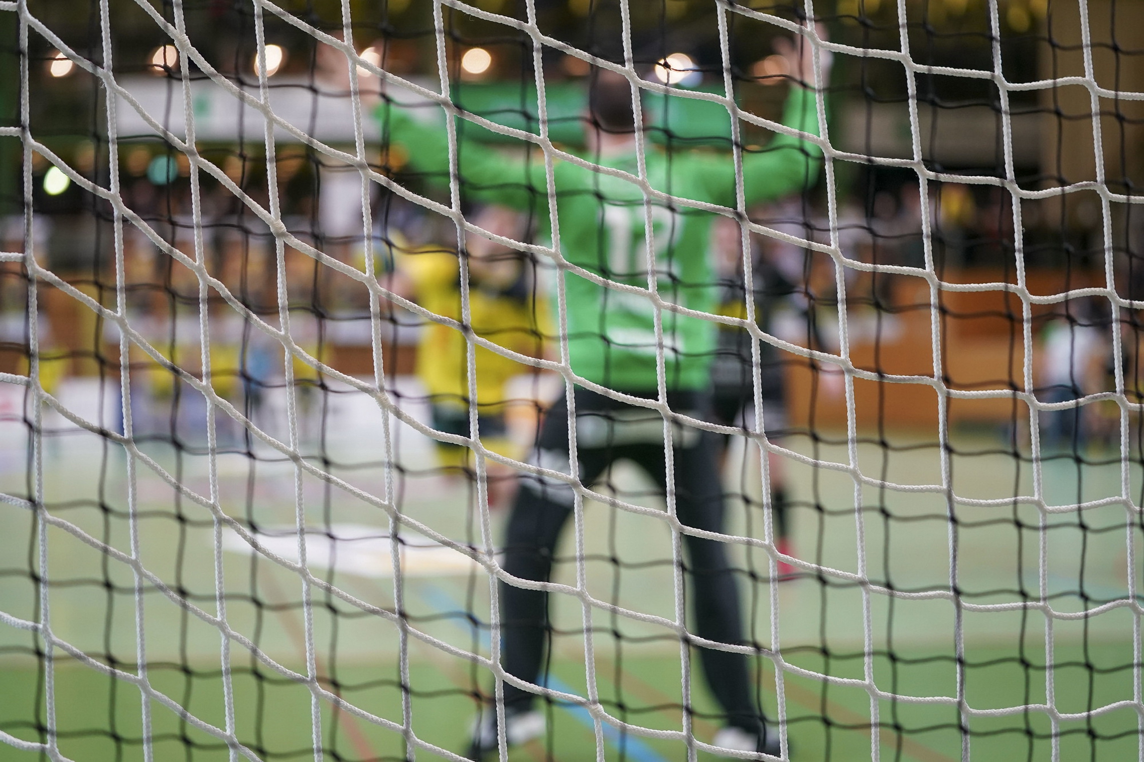 Symbolbild Ballnetz Und Torhüter (Stefan Risi)