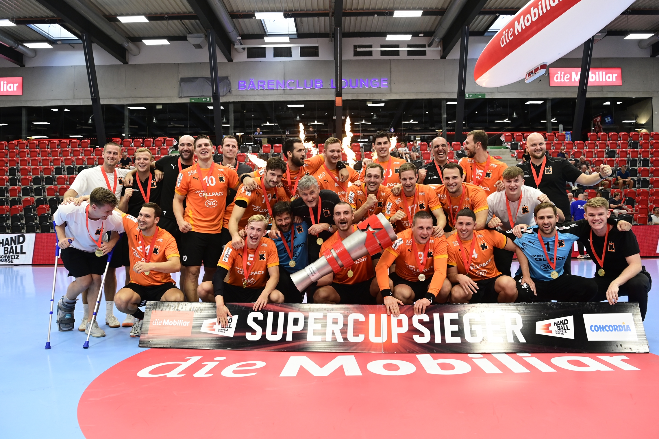 Die Kadetten Schaffhausen sind Supercup-Sieger 2022