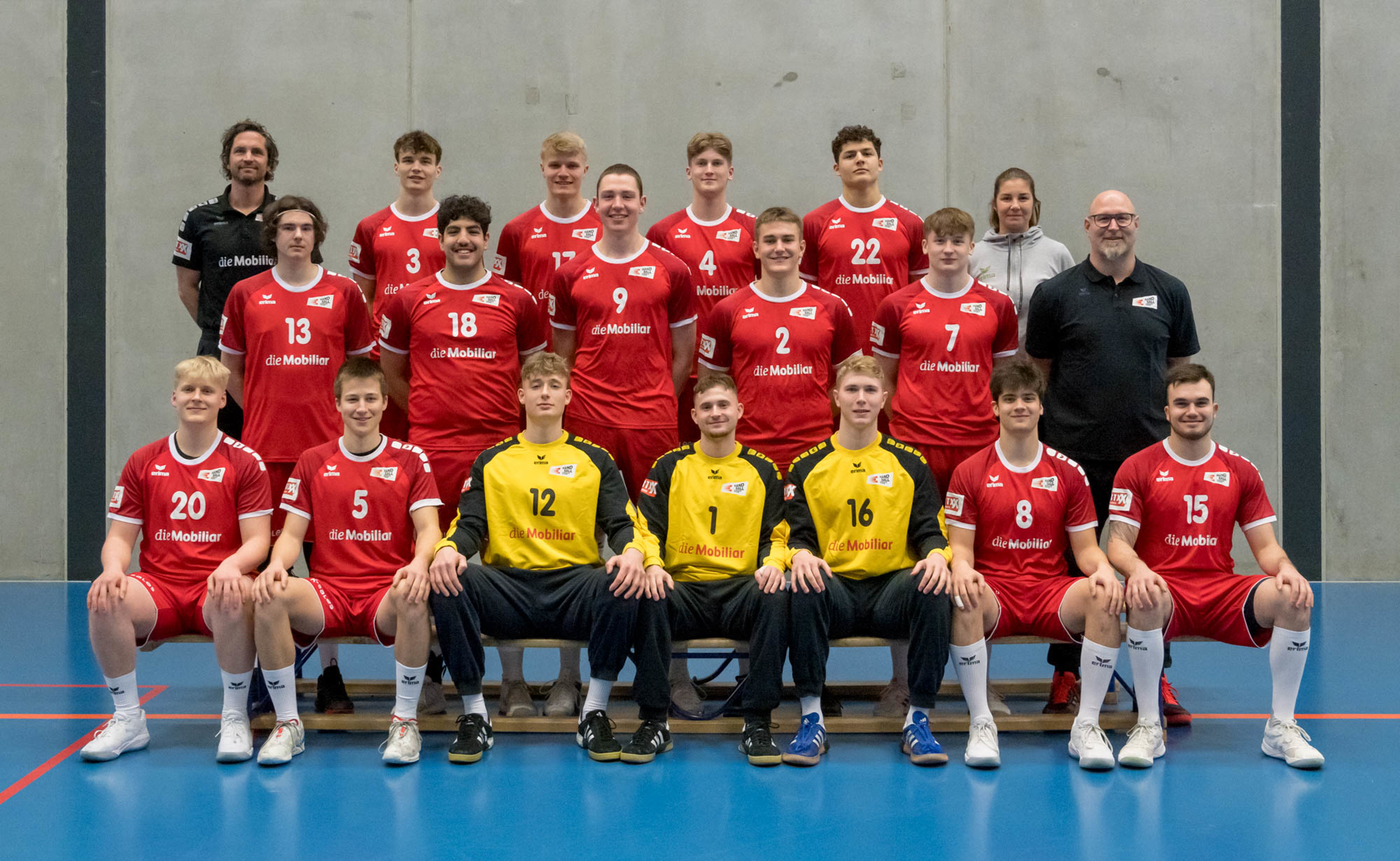 Gruppenfoto U21 Nationalteam