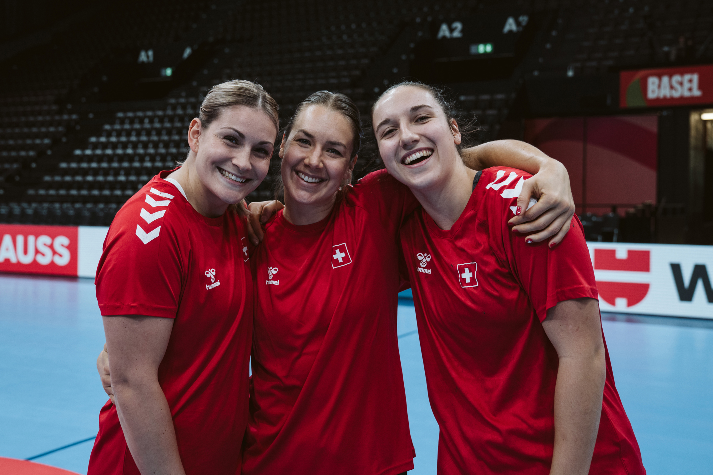 Bonne ambiance chez Lisa Frey, Kerstin Kündig et Tabea Schmid