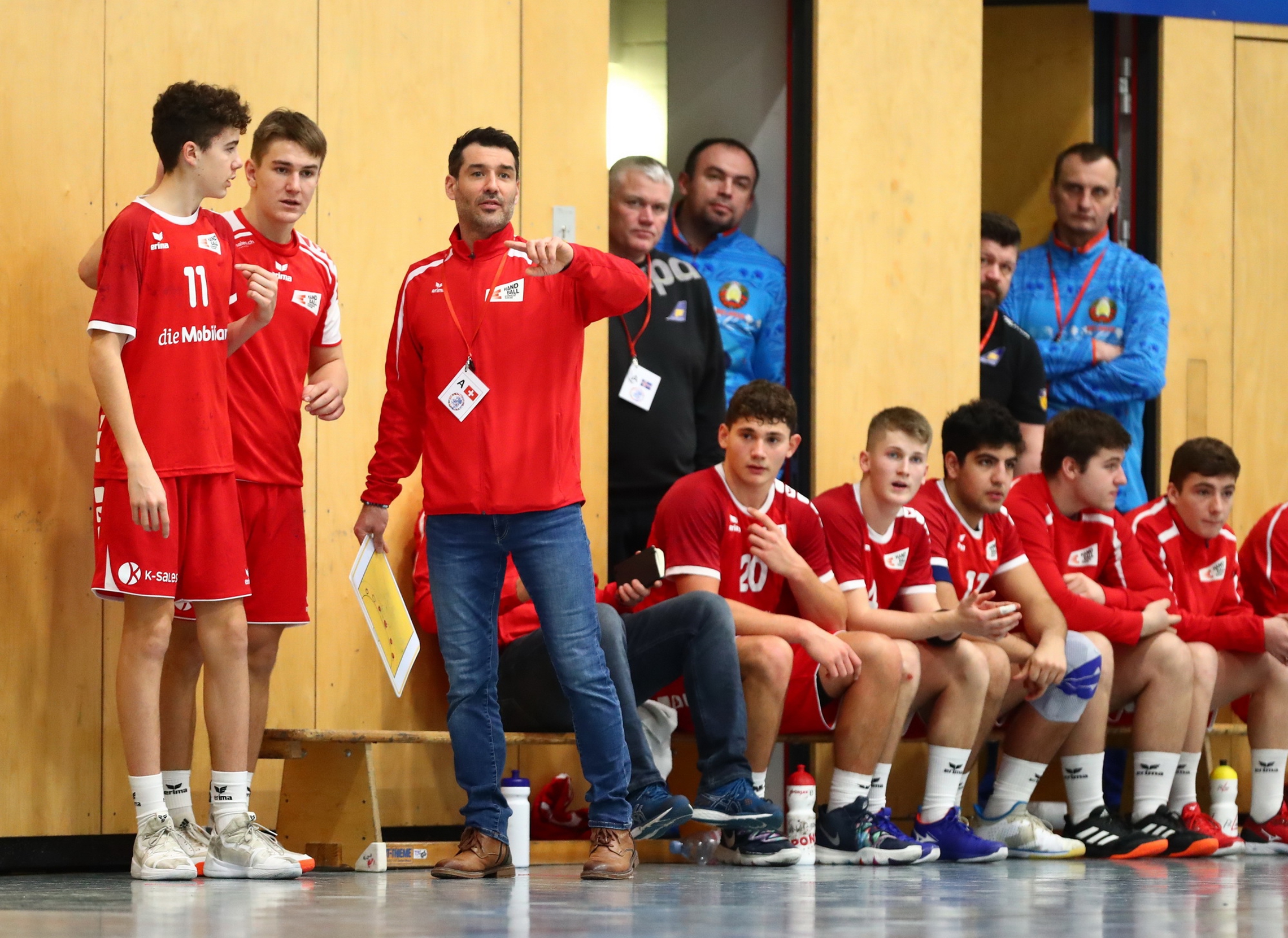 U18-Nationaltrainer Nico Peter am Turnier in Merzig. (René Weiss, 29.12.2019)