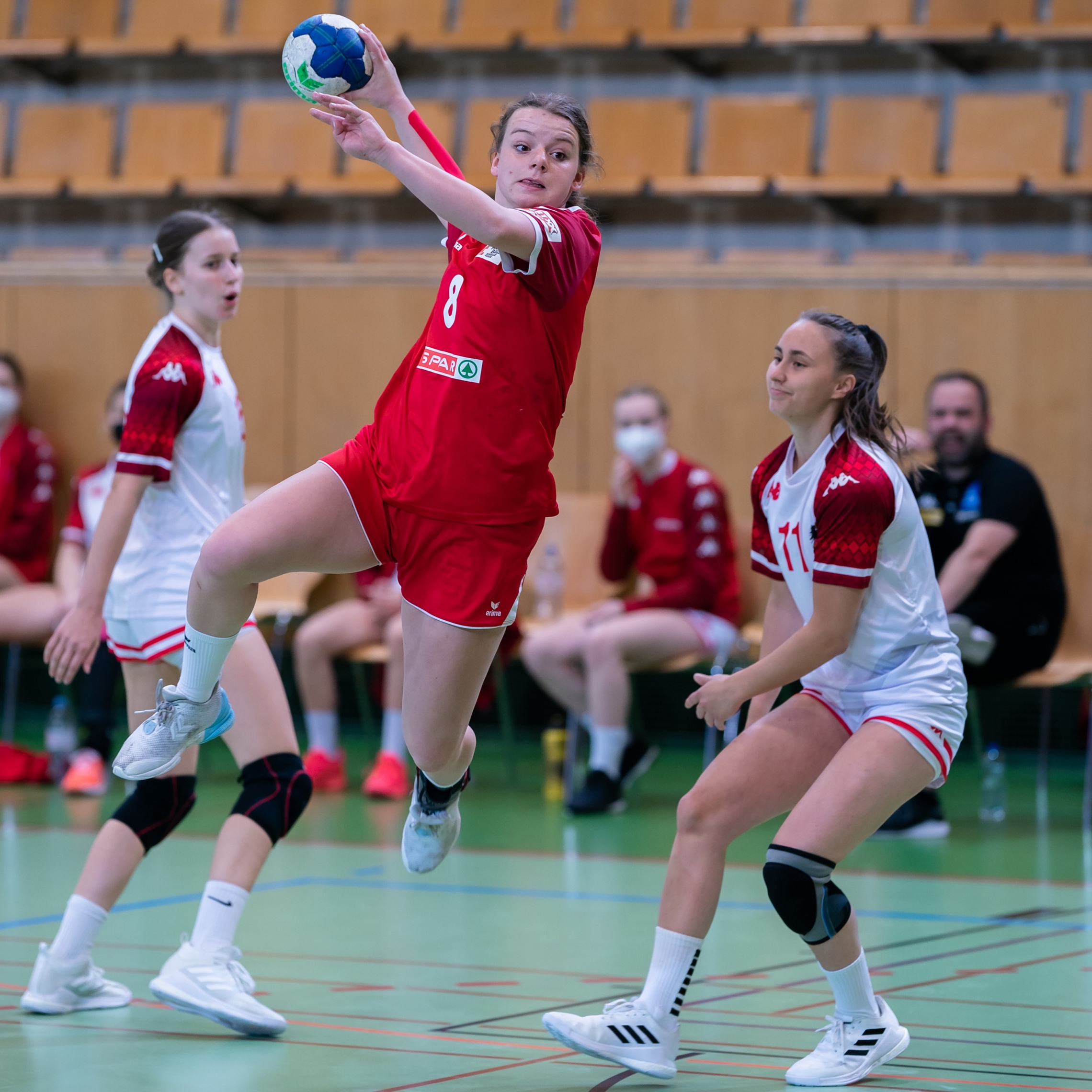 Kyra Gwerder im U19 Länderspiel gegen Österreich. (Felix Walker)