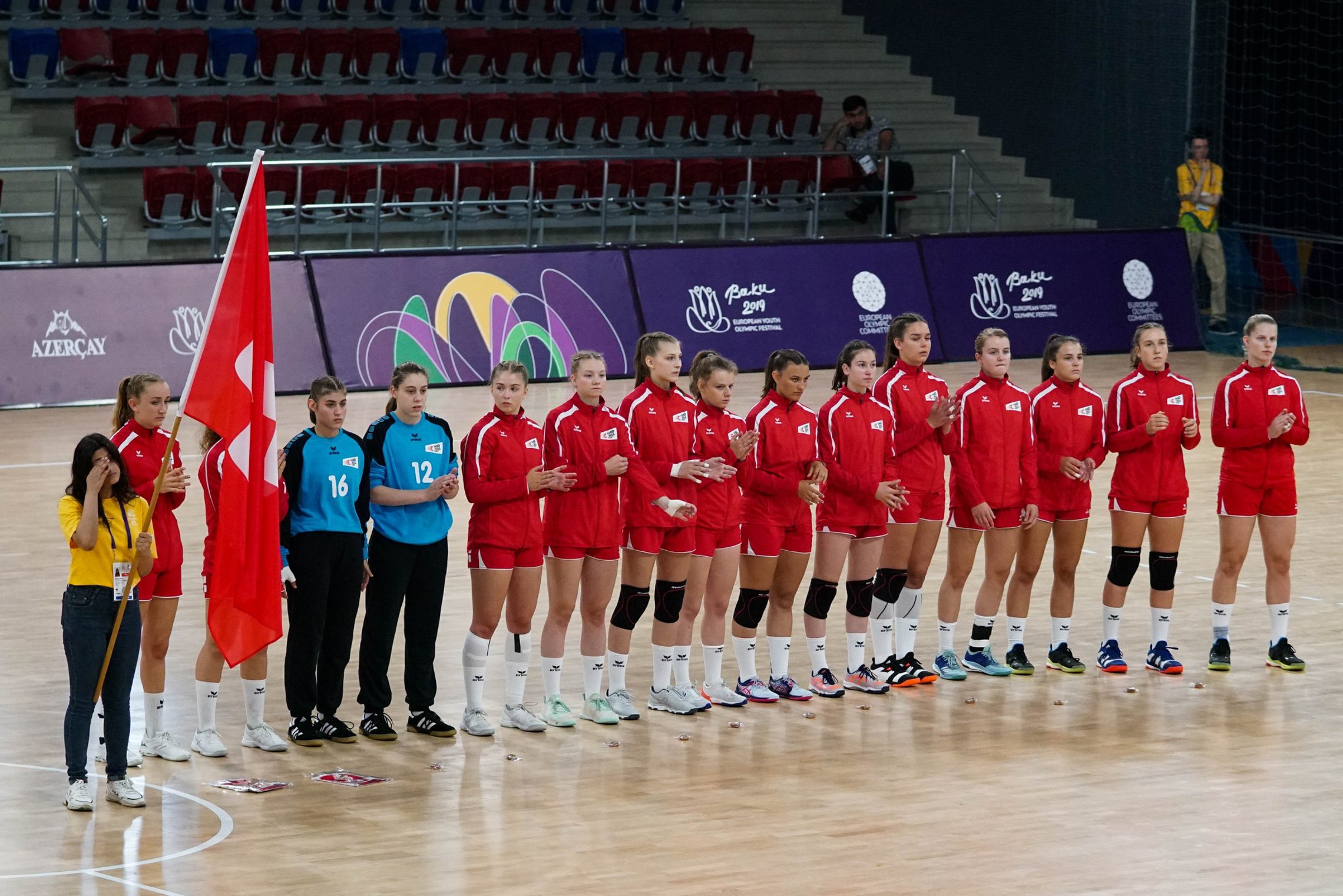 Die U17 Juniorinnen Am EYOF In Baku (Swiss Olympic)