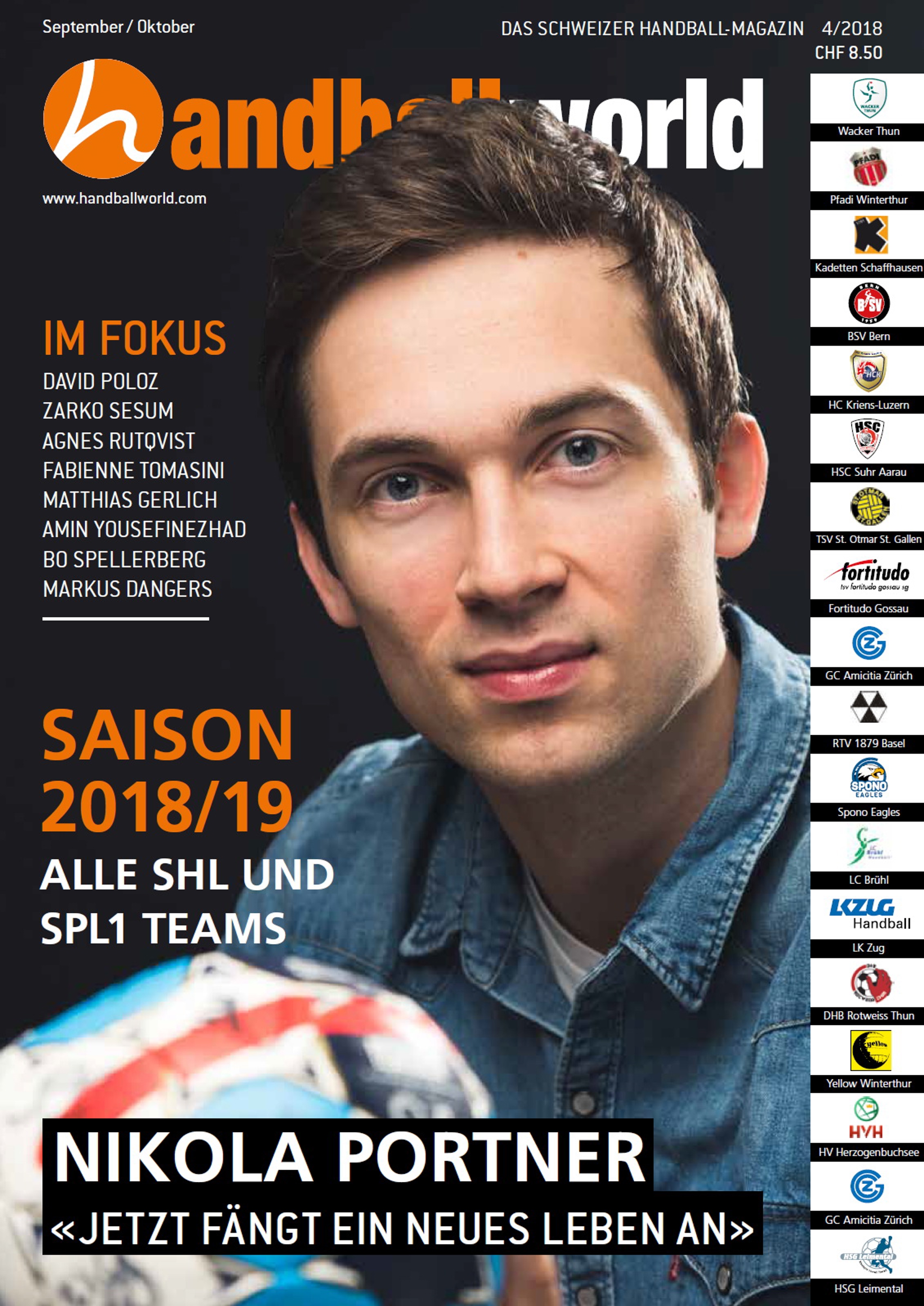 Titelseite Handballworld 4/2018