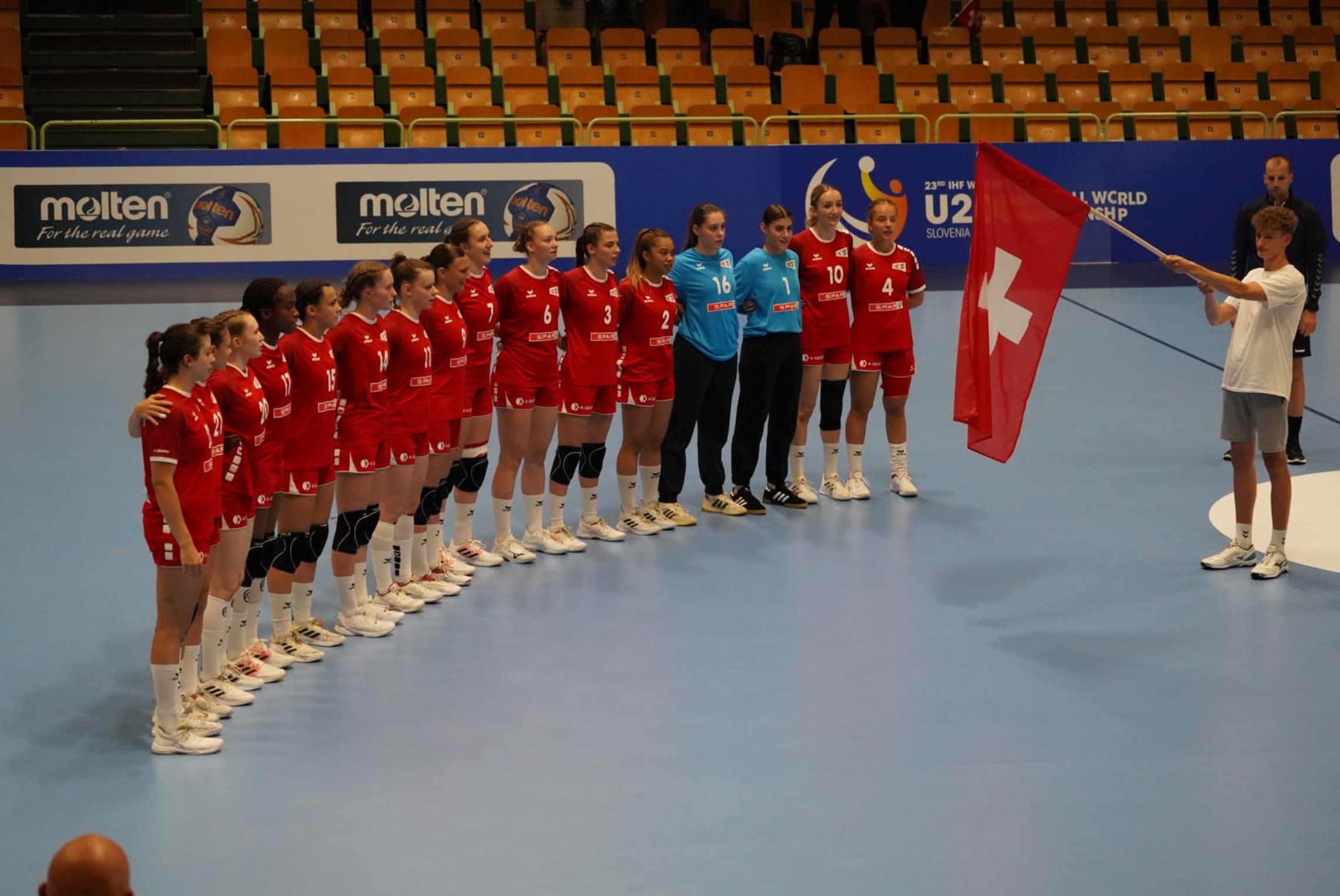 Die Schweizer U20 an der WM in Slowenien (Symbolbild)