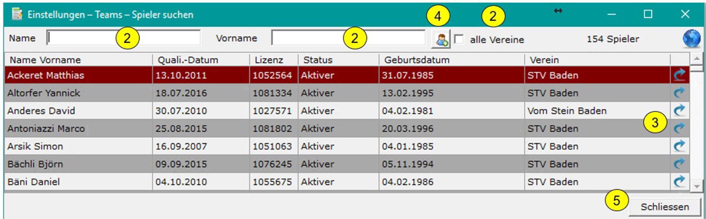 LT 7-4 Teams Spieler Suchen2 DE